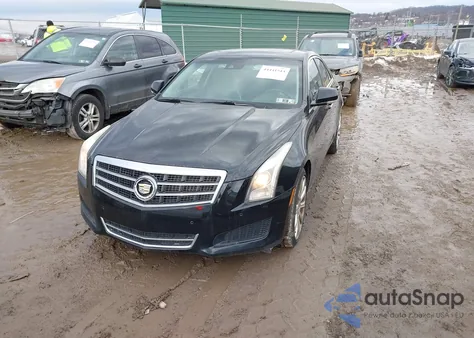 2014 Cadillac Ats Luxury z USA, uszkodzony, nr VIN 1G6AH5SX3E0186714